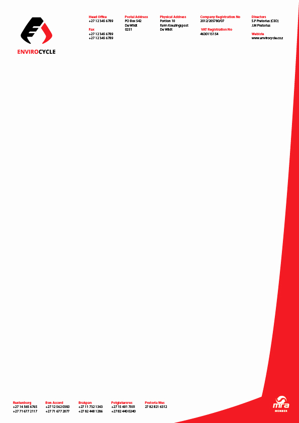 Branding — Letterhead 5