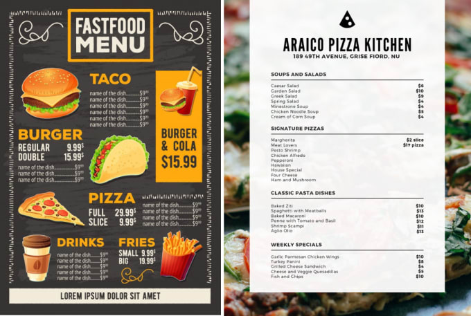 Branding — Menu Design 4