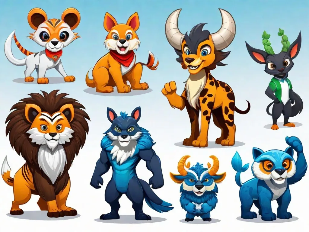 Character Illustrations — Mascot Designs Illustration 1