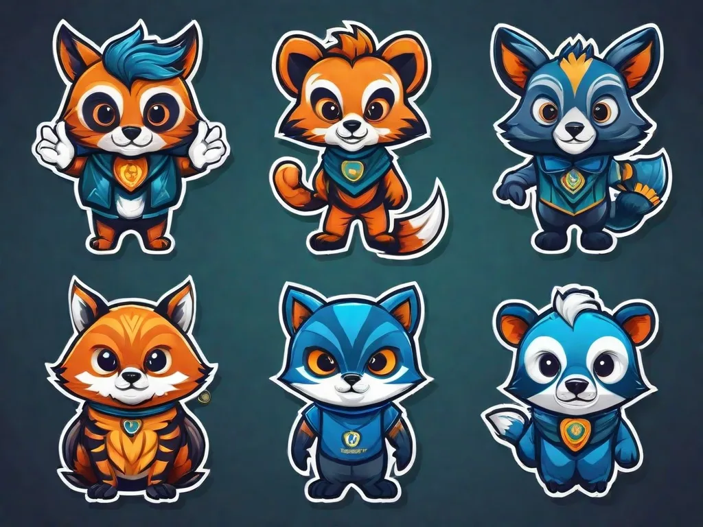 Character Illustrations — Mascot Designs Illustration 2