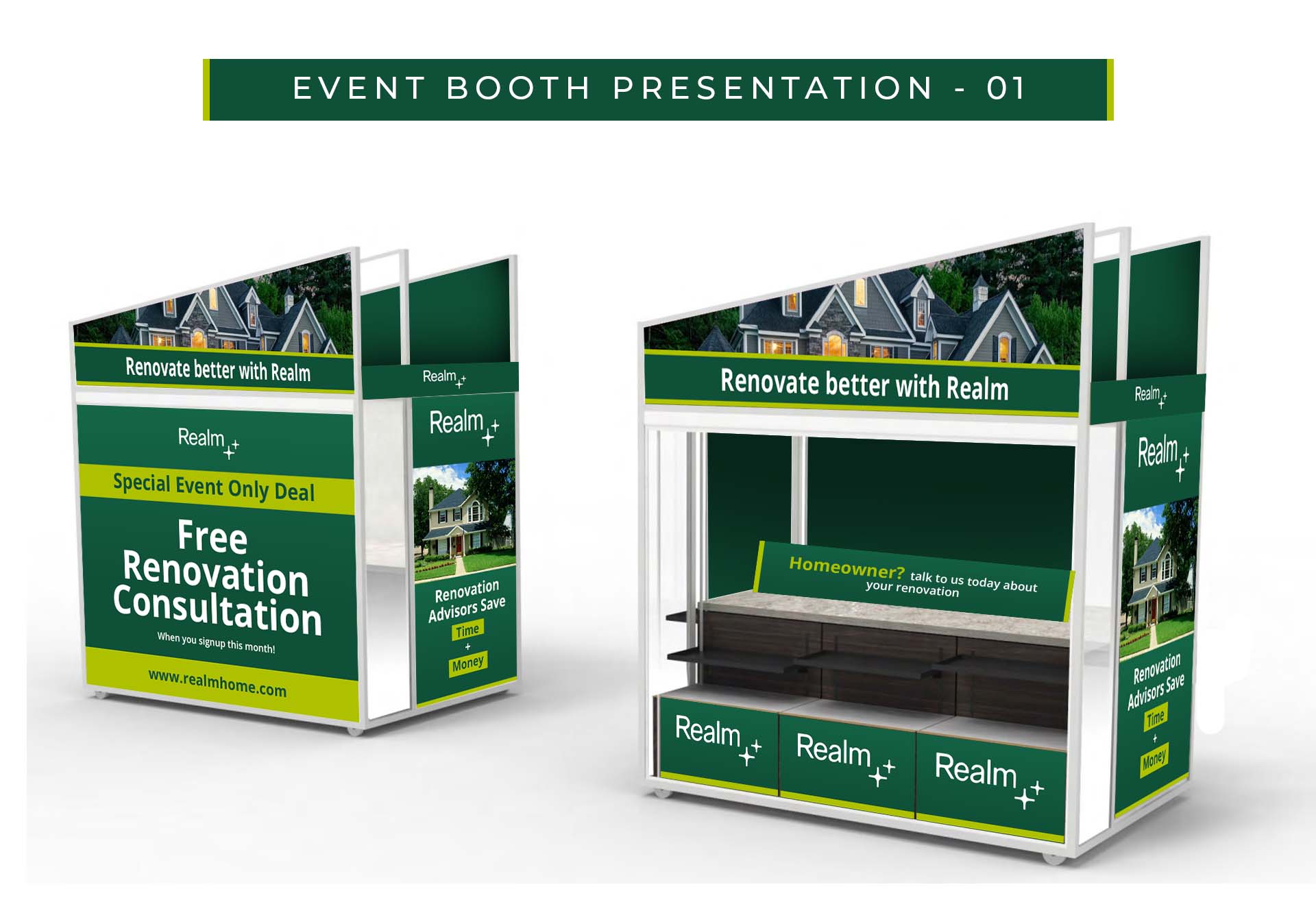Social Media — Sign Board Booth 3