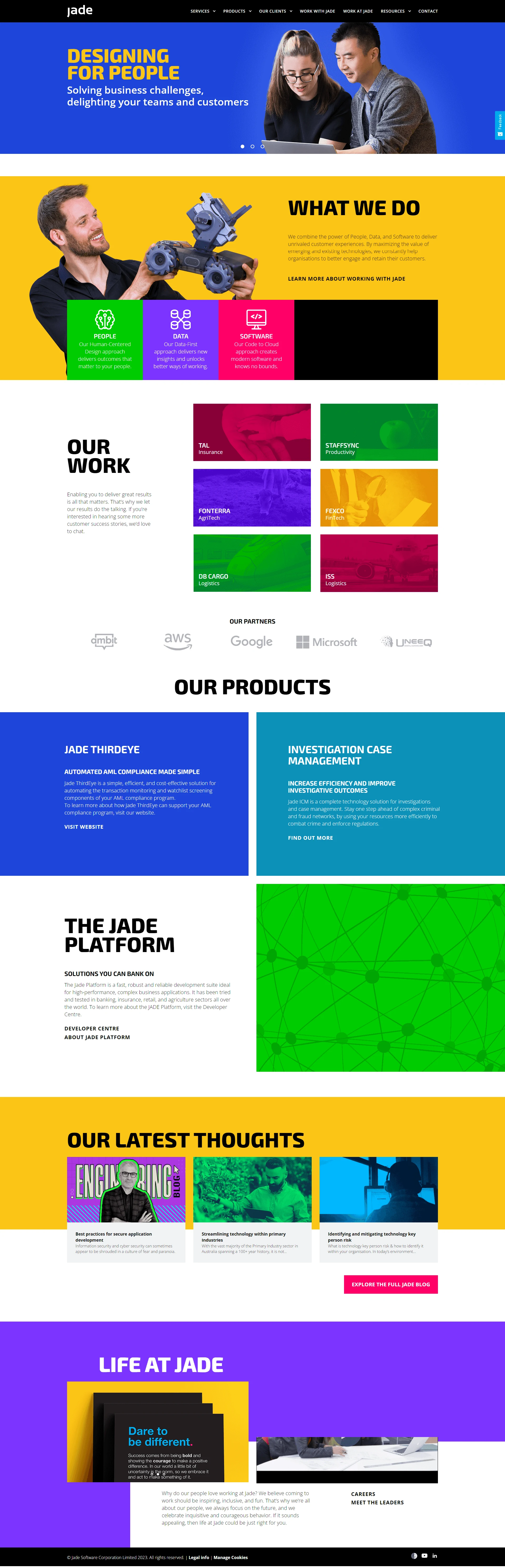 Product website